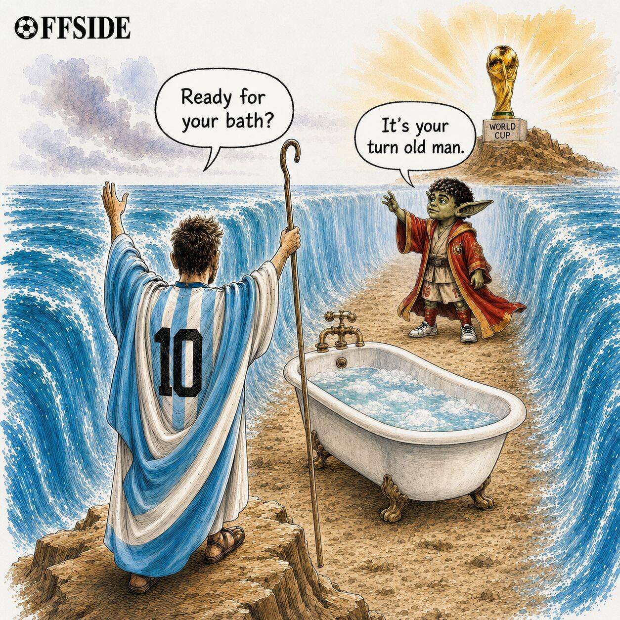 Messi vs Yamal: OFFSIDE