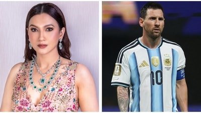 Gauahar Khan is not happy with Messi after the FIFA World Cup match win  of his team over Egypt.