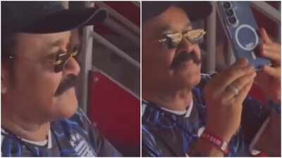Mohanlal spotted at Argentina vs Switzerland FIFA World Cup quarterfinal: WATCH video Mohanlal spotted at Argentina vs Switzerland FIFA World Cup quarterfinal: WATCH video
