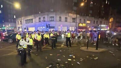 Watch: Morocco fans clash with police in London after World Cup exit; Paris stays calm after France win