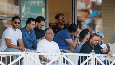 Ms Dhoni at Trent Bridge (Image: BCCI/X) MS Dhoni turns 45, steals the show at Trent Bridge during India vs England 3rd T20I
