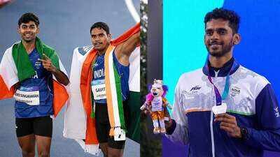 India had another successful day in Glasgow as long jumper Murali Sreeshankar won his second consecutive silver medal, para athlete Dilip Mahadu Gavit claimed gold with a Games record (Image credit: Agencies) CWG 2026: Murali Sreeshankar wins long jump silver; Dilip Mahadu Gavit claims Games record gold