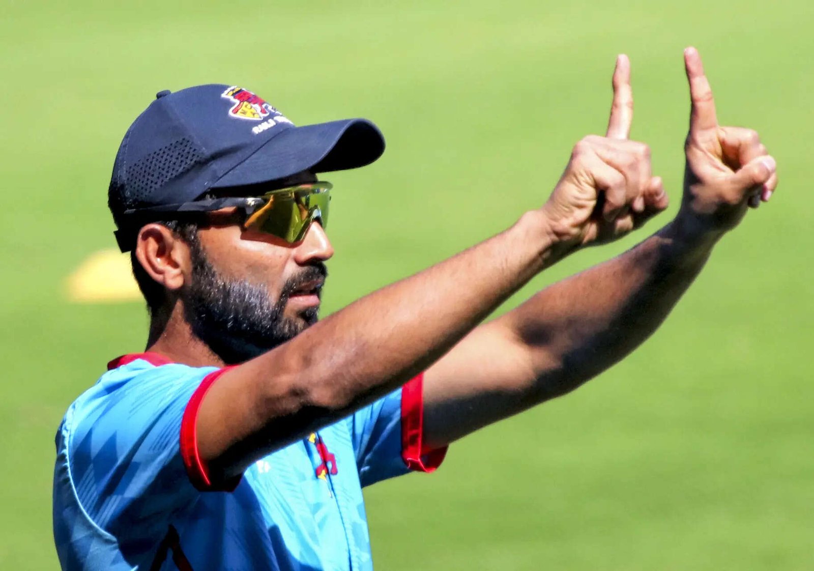 Nagpur: Mumbai captain Ajinkya Rahane during a practice session on the eve of th...