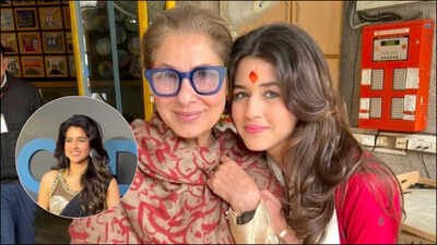 Naomika Saran and Dimple Kapadia grace 'The Odyssey' Mumbai premiere together. (Instagram) Naomika Saran, Dimple Kapadia's granddaughter, brings effortless elegance in a black saree at ‘The Odyssey’ Mumbai premiere