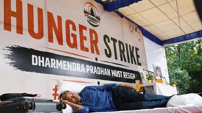 The plea alleged that the government was treating Wangchuk 'like a hardcore criminal, terrorist or traitor to the nation' 'May die in 2 days, lost 8. 5kg': Plea in Delhi HC seeks 'force-feeding' of Sonam Wangchuk as hunger strike takes toll on activist's health