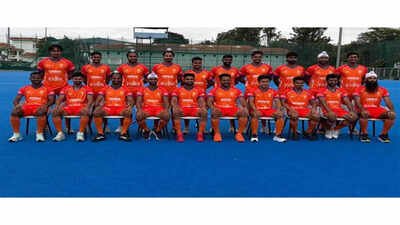 New India jersey (ANI Photo) Indian hockey swaps jerseys — saffron replaces legacy blue