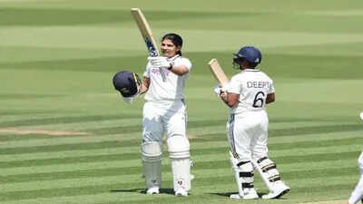 London, July 12 (IANS) India wicketkeeper-batter Yastika Bhatia scripted history on Sunday by becoming the first woman cricketer to score a Test century at the iconic Lord’s Cricket Ground. The landmark achievement came on day three of India’s ongoing one-off Test match against England. Yastika Bhatia scripts history in Lord's Test, becomes first-ever woman cricketer to...