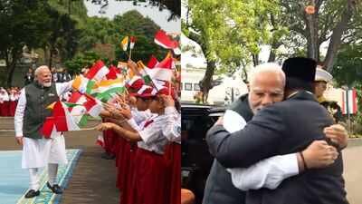 PM Modi in Indonesia (Image source- MEA, ANI) Astra missiles, BrahMos & Sabang port: India, Indonesia sign big defence, cooperation deals