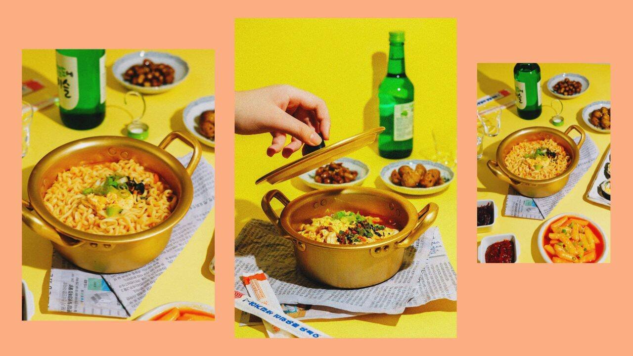 Pouring soju for others is more polite than pouring your own drink in Korean culture.