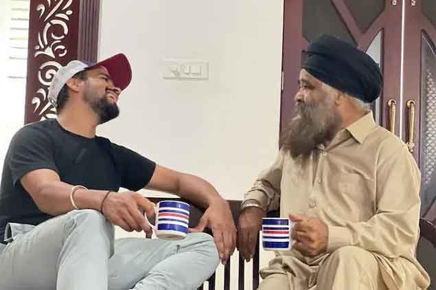 Prabhsimran Singh and his father Sardar Surjit Singh