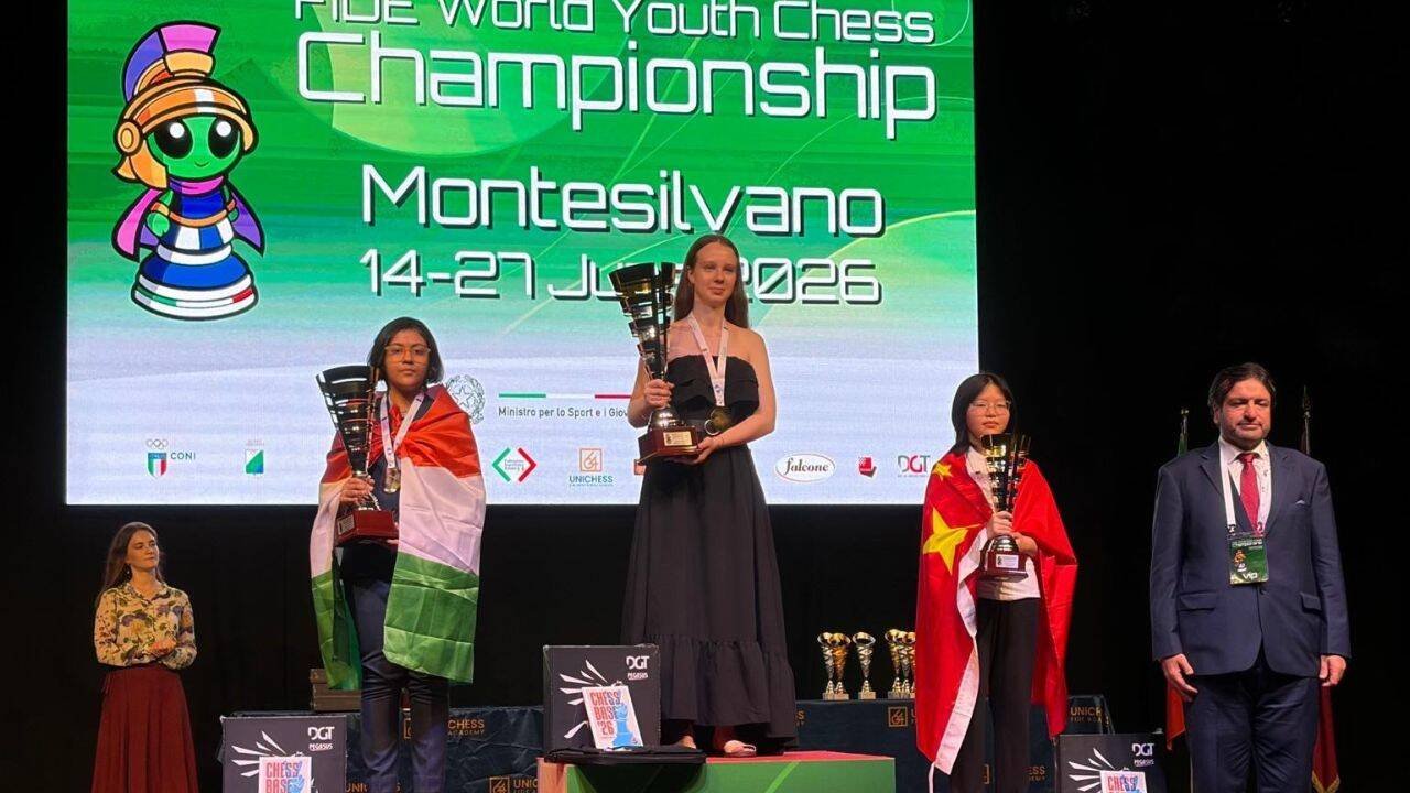 Pratitee Bordoloi at FIDE Youth Chess Championship (Special Arrangements)