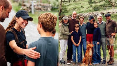 Picture courtesy: Instagram/ Catherine, Princess of Wales Princess of Wales reunites with her children George, Charlotte, and Louis after the Three Peaks Challenge for cancer charity