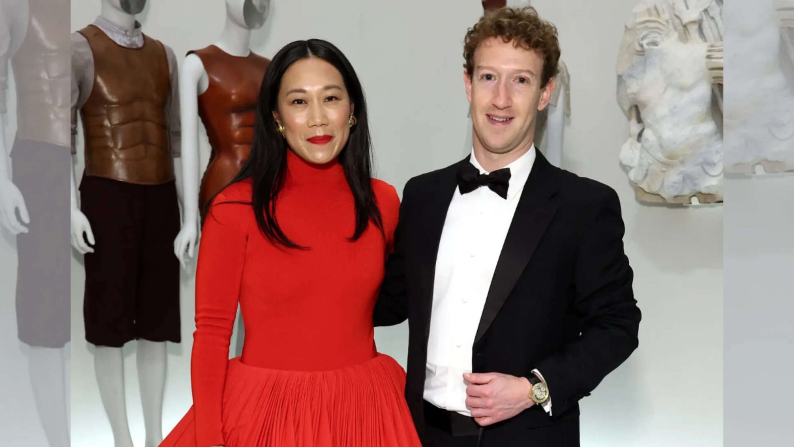 Priscilla Chan and Mark Zuckerberg at the 2026 Met Gala<br>