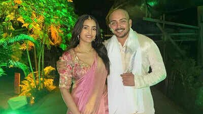 Prithvi Shaw with his fiancée Akriti Agarwal. (Pic credit: Akriti's Instagram post) 'Misunderstood': Prithvi Shaw's fiancée Akriti Agarwal's fresh post fuels buzz after 'cheating' rumour