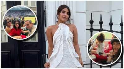 Priyanka Chopra shares best shots from her London vacation.(Image Credit: Instagram) Priyanka Chopra shares best shots from her London vacation: Wimbledon to family time with Nick Jonas, Malti, MIL’s birthday bash