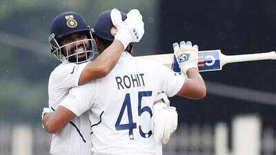 Ajinkya Rahane and Rohit Sharma (Image credit: AFP) 'We've shared the dressing room for so many years': Rohit Sharma's heartfelt note for Ajinkya Rahane