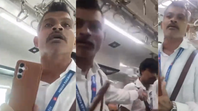 Railway authorities are investigating a viral video of an argument on a Mumbai local train. The dispute reportedly began after a passenger spoke in Marathi with railway staff. Watch: Passenger, TC clash over Marathi language on Mumbai local; Railway authorities order probe