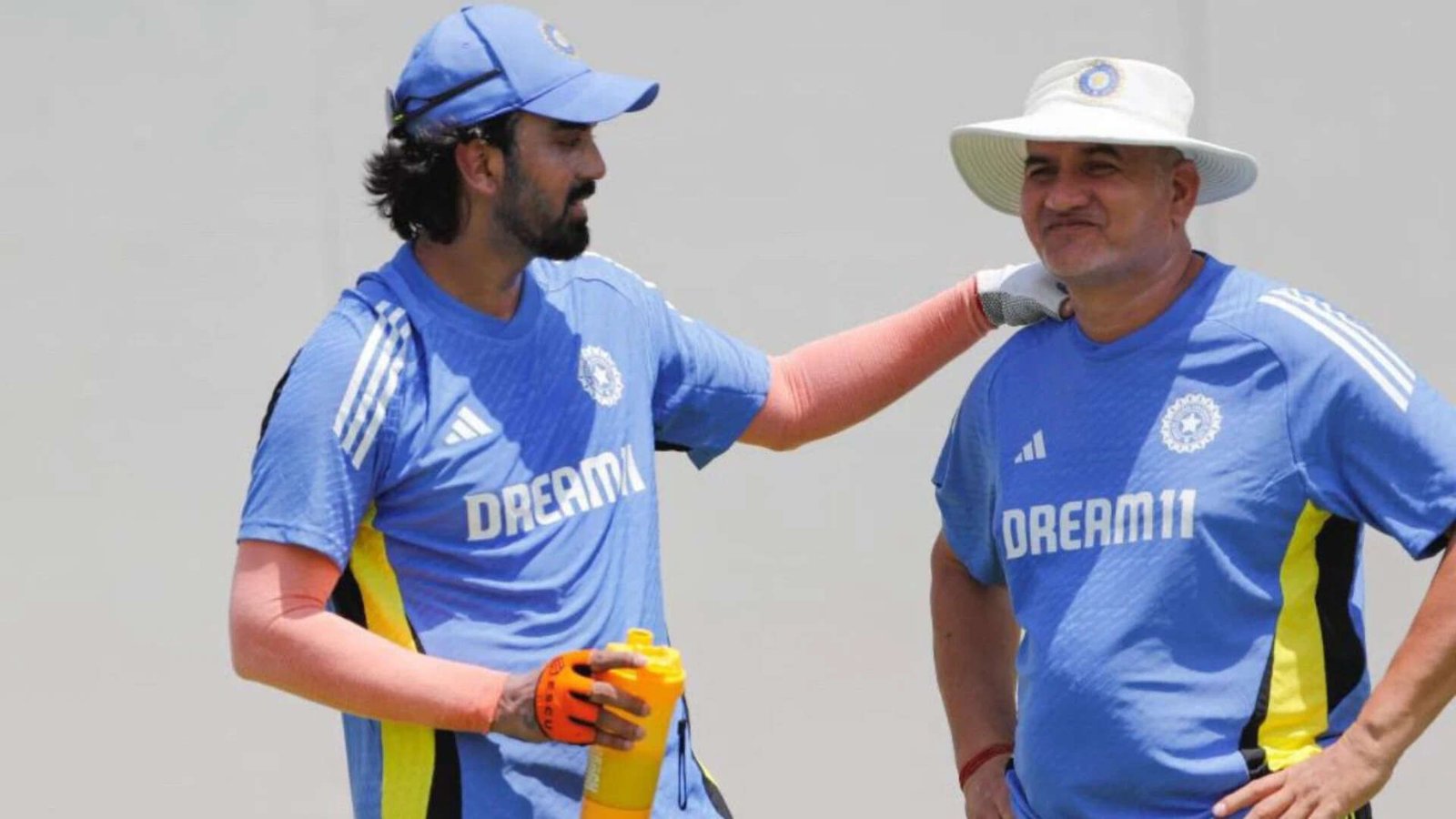 Rajeev Kumar with KL Rahul