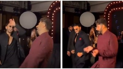 Ranveer Singh and Arjun Kapoor danced to the Gunday song at the reception. Ranveer Singh and Arjun Kapoor danced to the Gunday song at the reception.