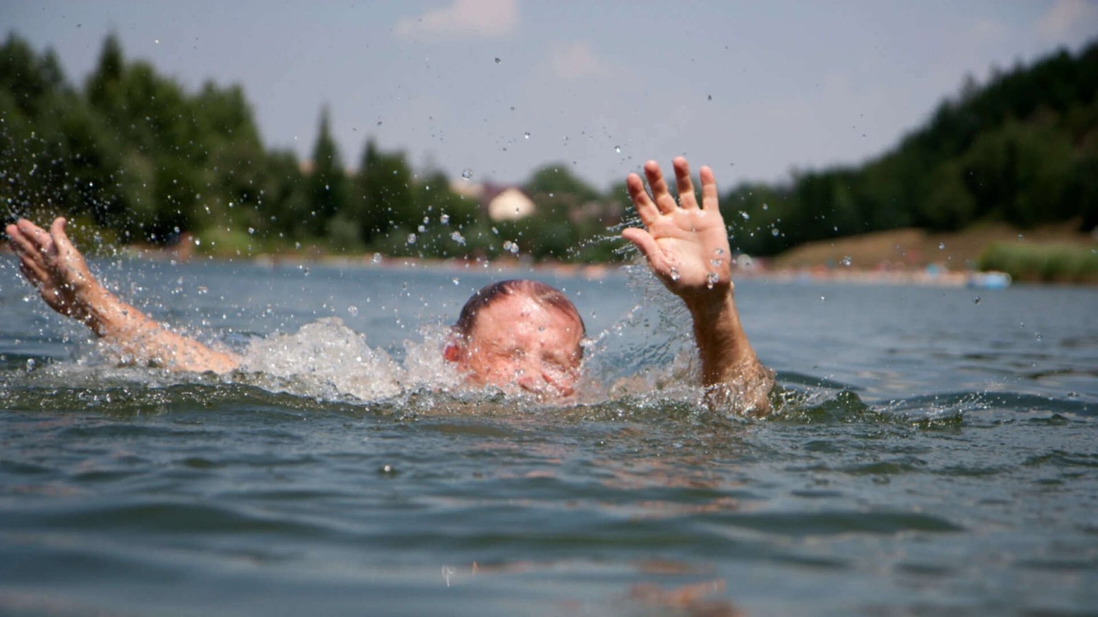 Representative image of a man drowning