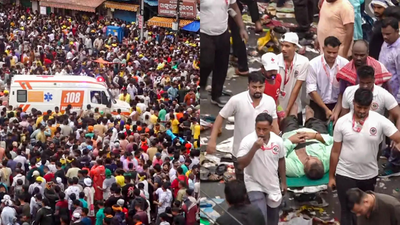 Rescue personnel could be seen escorting distressed devotees to waiting ambulances while security forces worked to prevent further congestion amid the surging crowd. 'Pahandi' procession, choked Grand Road and surging pilgrims: What triggered crowd scare at Puri's Jagannath Yatra