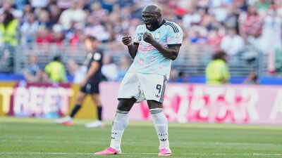 Belgium's Romelu Lukaku (9) celebrates following the World Cup round of 16 match against the United States. (AP Photo) Romelu Lukaku scripts unique World Cup history with super-sub feat as Belgium end USA's dream