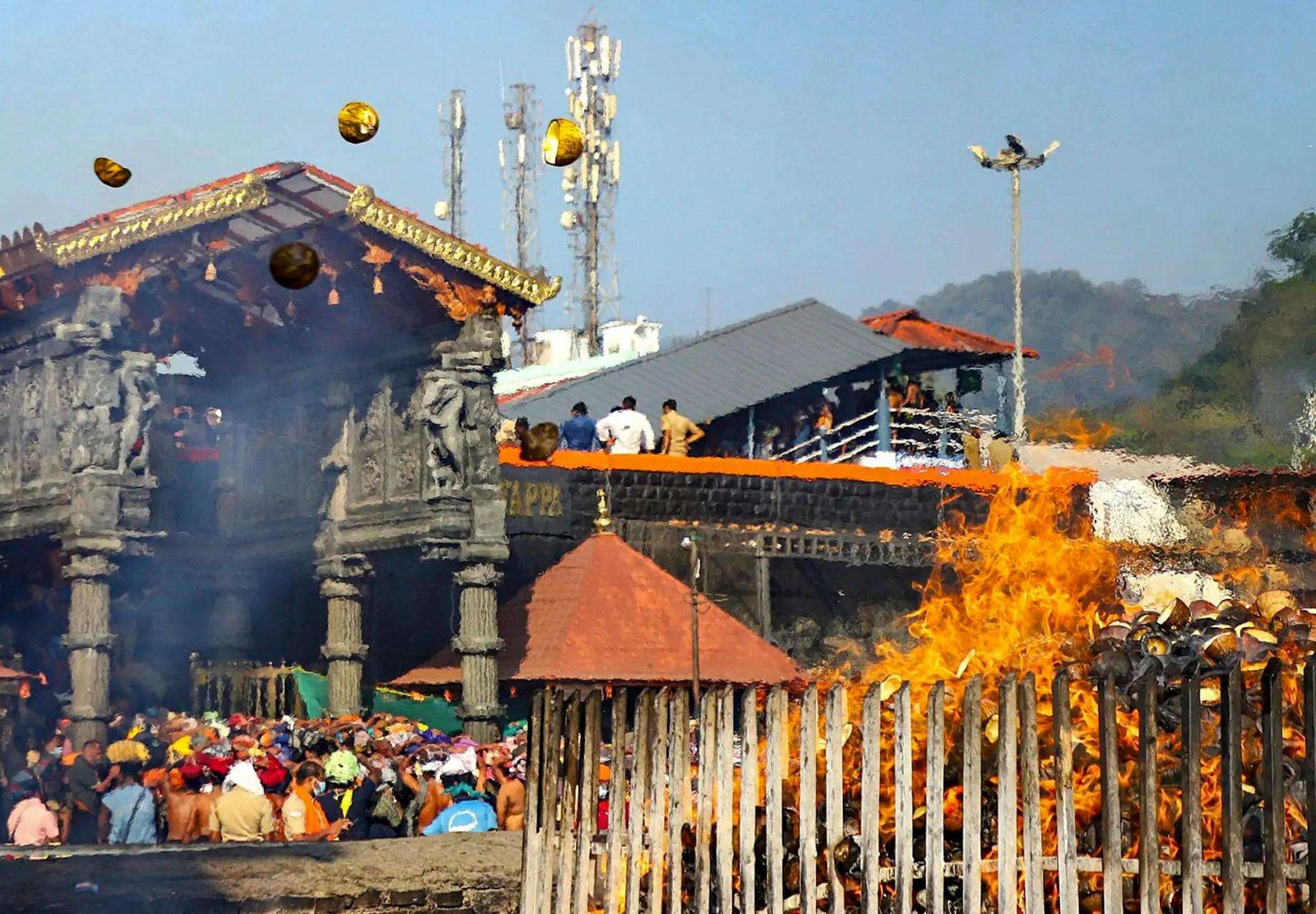 Sabarimala temple in Pathanamthitta.