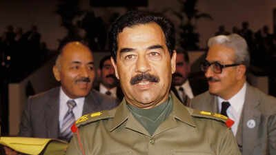 Born in 1937 in the village of al-Awja near Tikrit, Saddam Hussein rose through the ranks of Iraq's Ba'ath Party before becoming the country's president in 1979. (File photo) Quote of the day by Saddam Hussein: 'A lion doesn't care if a monkey in a tree is laughing at him'