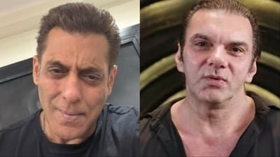 Salman Khan cheers for Sohail Khan. Salman Khan cheers for Sohail Khan.