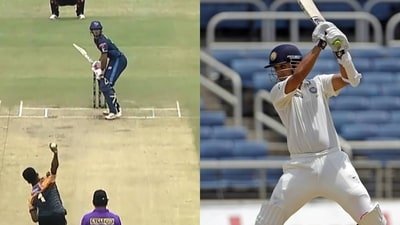 Samit Dravid scored 32 runs off just 23 balls in a Maharaja Trophy KSCA T20 2026 game vs Hubli Tigers Samit Dravid scored 32 runs off just 23 balls in a Maharaja Trophy KSCA T20 2026 game vs Hubli Tigers