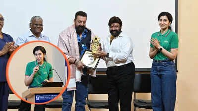 Nara Brahmani: "Heartfelt thanks" as Sanjay Dutt attends Basavatarakam Cancer Hospital's Silver Jubilee celebration