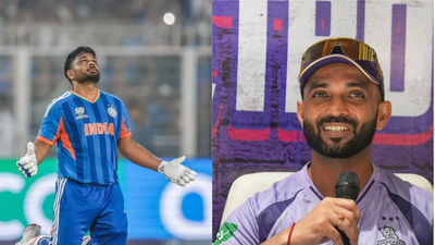 Sanju Samson & Ajinkya Rahane (Photo X) ‘Find it odd’: Ajinkya Rahane questions Sanju Samson's omission from Zimbabwe tour