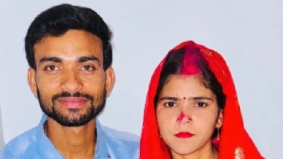 Saurabh and Shalini (in picture) were cousins. About four months ago, they had solemnised a court marriage without the consent of their families. Kanpur man marries cousin, kills her, applies sindoor on her head before hanging self