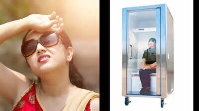 SDRS developed the Do Hiemon Box Japan is selling a “human refrigerator” for extreme heat, a walk-in cooling booth that can cool the body in 5 minutes and costs around Rs 9 lakh