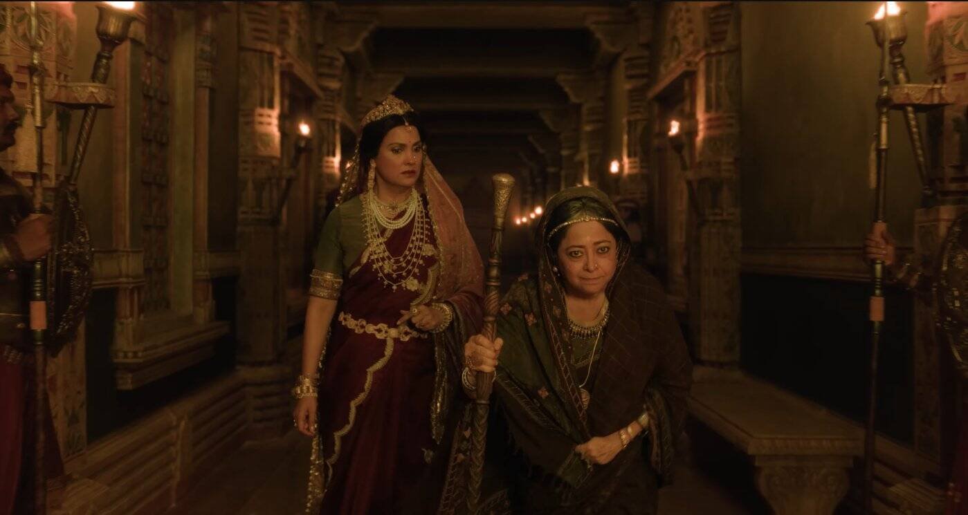 Sheeba Chaddha essays the role of Manthara, Kaikeyi's loyal maidservant.