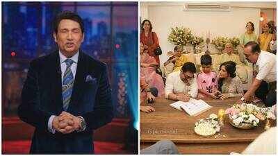 Shekhar Suman takes a dig at Aamir Khan's third marriage with Gauri Spratt: 'Our government can't run a double engine, he's running a triple engine' Shekhar Suman takes a dig at Aamir Khan's third marriage with Gauri Spratt: 'Our government can't run a double engine, he's running a triple engine'