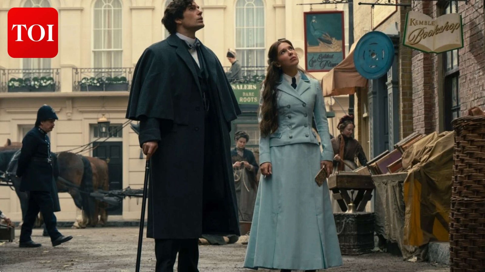 Sherlock Holmes' mysterious kidnapping drives the story<br>