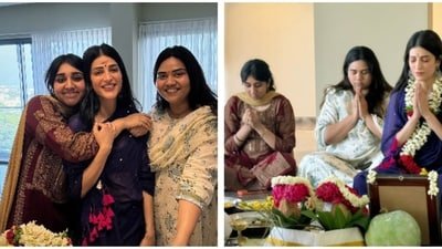 Shruti Haasan has moved into her new home in Chennai.