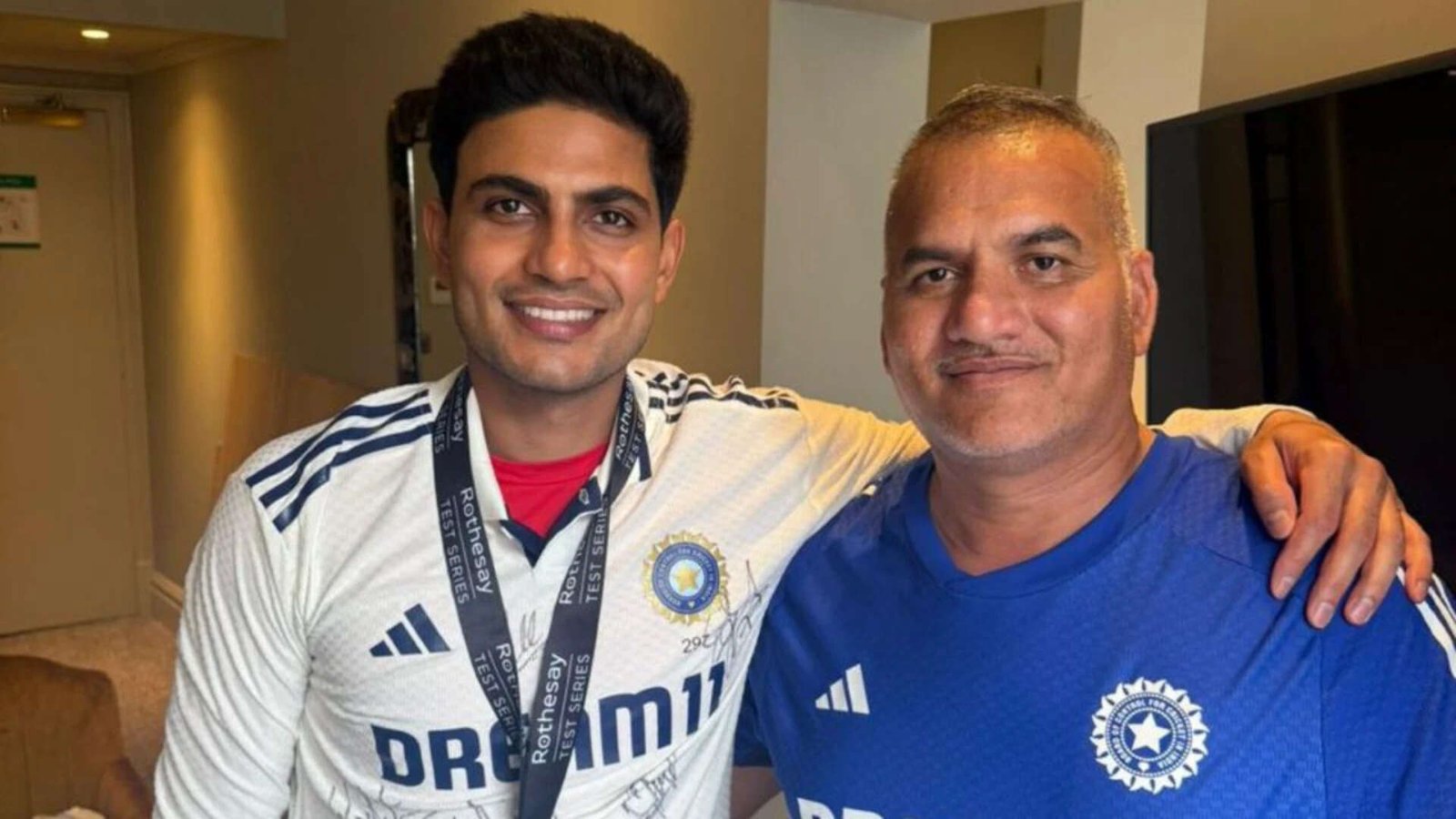 Shubman Gill and Rajeev Kumar