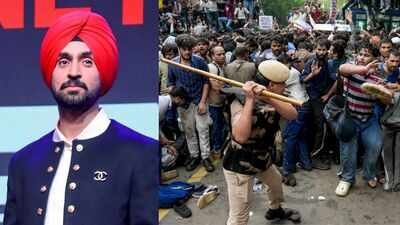 Singer Diljit Dosanjh supported student protesters after a police crackdown in Delhi. 'Lokan Di Avaaz Rab Di Avaaz Hundi Aa': Diljit Dosanjh backs CJP protesters after clashes during Parliament march