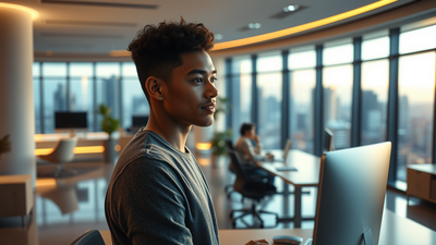 Software engineer’s story reveals the fear behind high salaries. (AI Image) He earns Rs 7 lakh a month by moonlighting for a US company, yet fears AI could end it all. A software engineer's story every student should read