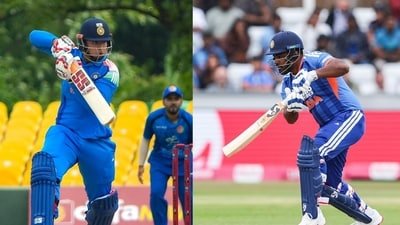 Vaibhav Sooryavanshi and Sanju Samson. (PTI, ANI) Vaibhav Sooryavanshi and Sanju Samson. (PTI, ANI)