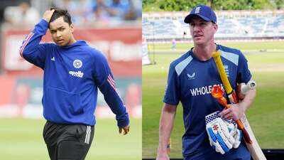 Vaibhav Sooryavanshi and Harry Brook (Image credit: Agencies) 'We've got our tactics': Harry Brook on Vaibhav Sooryavanshi ahead of India vs England 1st T20I