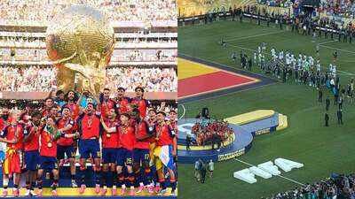FIFA World Cup final turns ugly: After scuffle, throat shove, Argentina players turn their backs as Spain lift trophy - WATCH