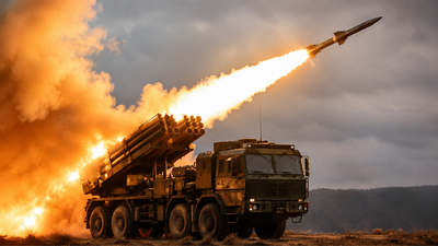 Pinaka is India's indigenous multi-barrel rocket launcher (Generative image) Beyond saturation fire: Pinaka's precision leap reshapes India's deterrence