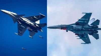 Su-30 MKI and J-16 fighter jets Same Soviet DNA, different fighters: How India's Su-30MKI compares with China's J-16