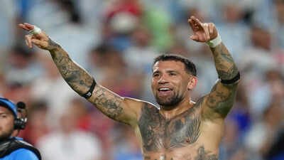 Argentina's Nicolas Otamendi (19) (AP Photo/Ed Zurga) 'My last match was World Cup final': Argentina defender Nicolas Otamendi announces international retirement