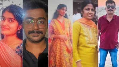 The accussed woman M Shwetha (extreme left), her partner J Kenneth; the victimes: Supriya (19) sister, Muthulakshmi (48) mother and Somasundar (52) father) 'How to kill, remove bloodstains, dispose bodies': Bengaluru triple murder accused turned to AI chatbot