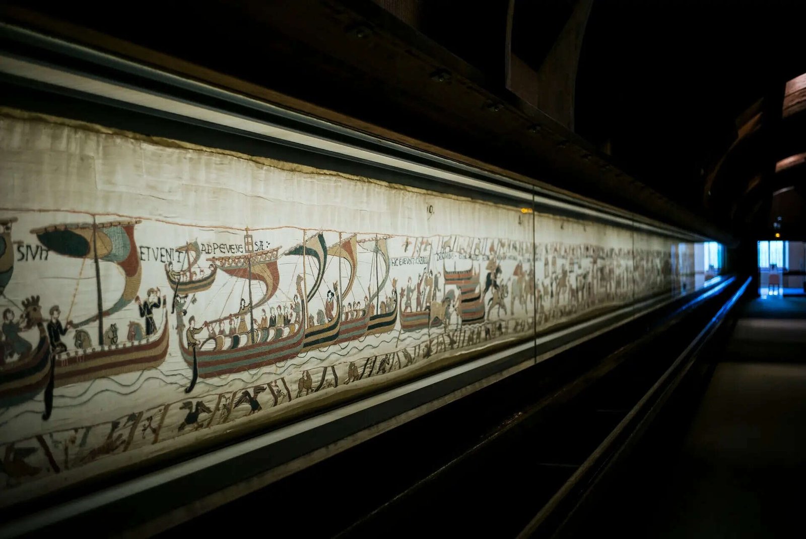 The Bayeux Tapestry is at the British Museum after a secret journey from France