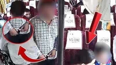 MP man detained after video of him making obscene gestures at women inside bus goes viral